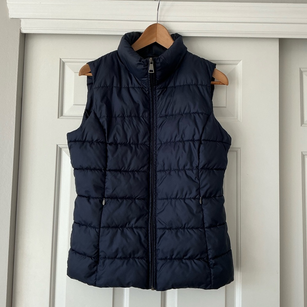 Calvin Klein Sorona Aura Navy Blue Women's Quilted Puffer Vest S